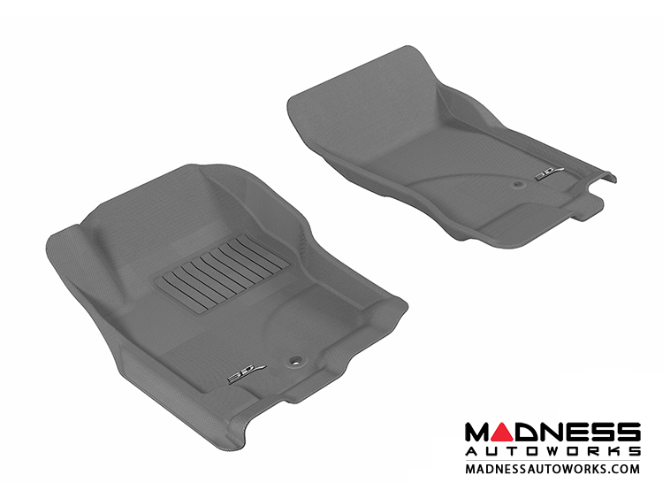 Nissan Xterra Floor Mats (Set of 2) - Front - Gray by 3D MAXpider